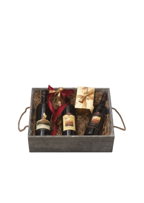 GIFT TRIPLE GREY BOX - CASTELLO BANFI