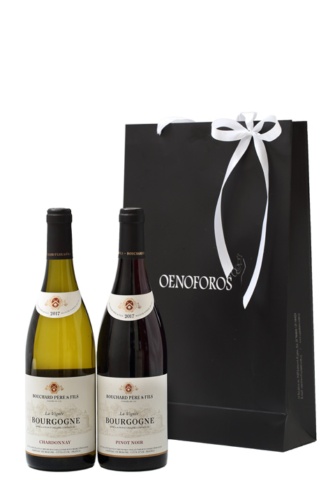 GIFT DOUBLE BAG - BOUCHARD PERE & FILS BOURGOGNE CHARDONNAY PINOT NOIR
